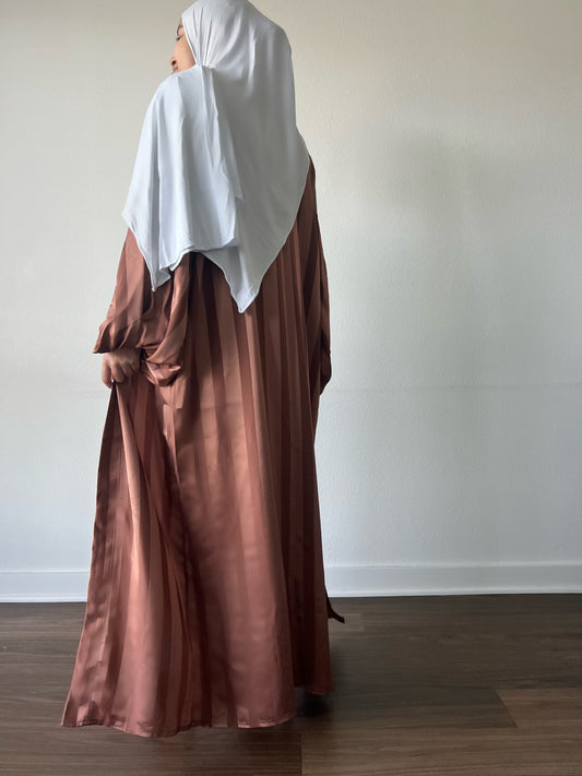 Daw Abaya in Brick Brown